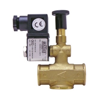 Ηλεκτροβάνα αερίου 1/2" Tecnogas-Madas