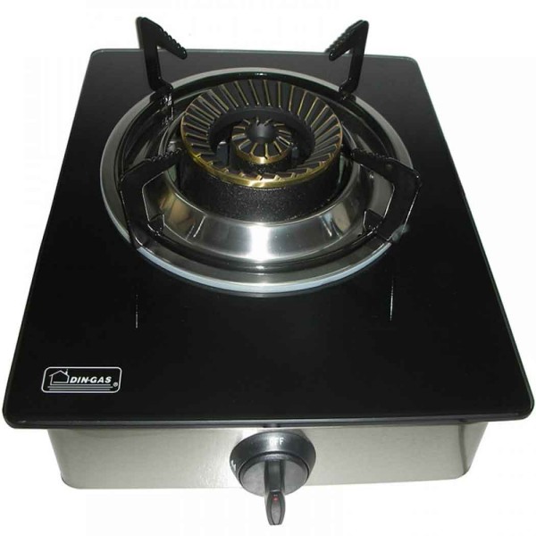 Εστία επιτραπέζια με ένα καυστήρα Din Gas Crystal 01013711