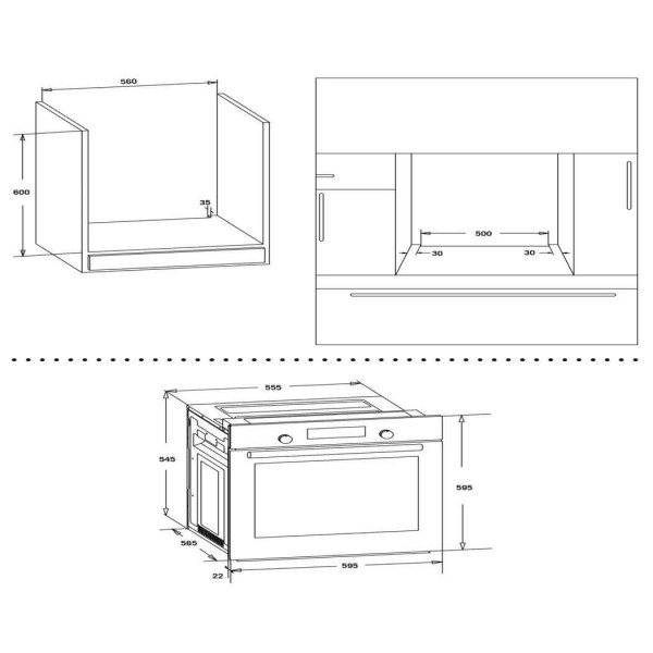 Φούρνος υγραερίου TGS 5511 BL Thermogatz