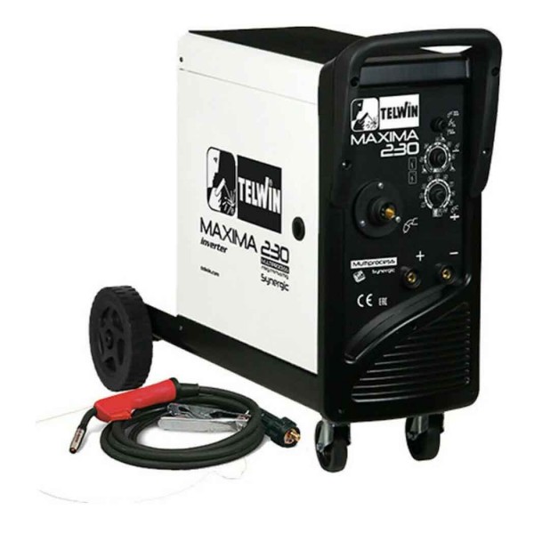 Ηλεκτροκόλληση Σύρματος 220Α MIG / TIG / Ηλεκτροδίου (MMA) Telwin Maxima 230 Synergic