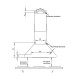 Απορροφητήρας TGC- WA0290 Inox 90cm Thermogatz