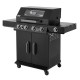Ψησταριά-μπάρμπεκιου υγραερίου (BBQ) GS GRILL ABYSS 4+1+1 Thermogatz 