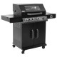 Ψησταριά-μπάρμπεκιου υγραερίου (BBQ) GS GRILL ABYSS 4+1+1 Thermogatz 