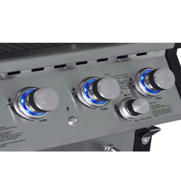 Ψησταριά-μπάρμπεκιου υγραερίου (BBQ)Thermogatz GS GRILL SUPERIOR 3+1 INOX - 14KW