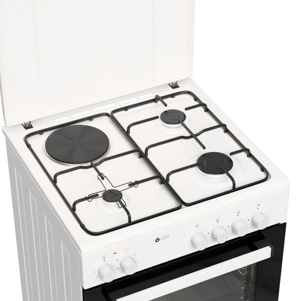 Κουζίνα υγραερίου μεικτή TGS-3501-WH Thermogatz