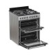 Κουζίνα μεικτή υγραερίου TGS 8001 IX Double cavity Thermogatz