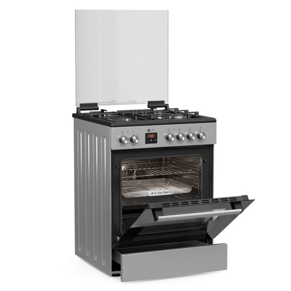 Κουζίνα υγραερίου μεικτή TGS-3980-IX 80LT Thermogatz