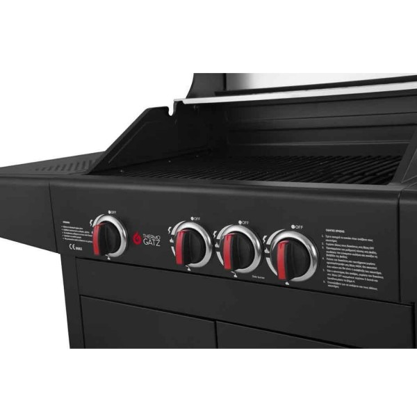 Ψησταριά-μπάρμπεκιου υγραερίου (BBQ)Thermogatz GS GRILL LUX 3+1 