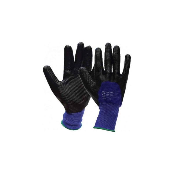 Γάντια με επικάλυψη νιτριλίου