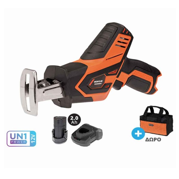 Σπαθοσέγα Mini Επαναφορτιζόμενη 12V με μπαταρία, φορτιστή και τσάντα Krausmann (U63012-12S)